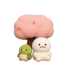 みじめちゃんの動物ダジャレ ぬいぐるみ3D（個別スタンプ：37）