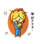 ずっと使える☆ブロンドヘアの女の子（個別スタンプ：3）