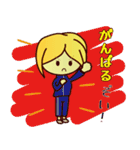ずっと使える☆ブロンドヘアの女の子（個別スタンプ：8）