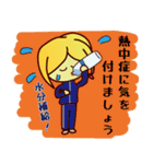 ずっと使える☆ブロンドヘアの女の子（個別スタンプ：9）