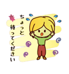 ずっと使える☆ブロンドヘアの女の子（個別スタンプ：25）