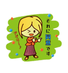 ずっと使える☆ブロンドヘアの女の子（個別スタンプ：34）