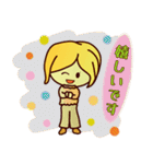 ずっと使える☆ブロンドヘアの女の子（個別スタンプ：39）