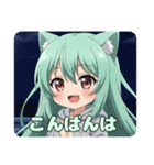 プレミアムパーカーみなみちゃんとカード（個別スタンプ：9）