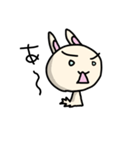 ひとことだけで伝えるうさぎ（個別スタンプ：5）
