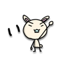 ひとことだけで伝えるうさぎ（個別スタンプ：10）
