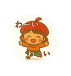 心あたたまる秋のほっこり便り（個別スタンプ：3）