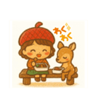 心あたたまる秋のほっこり便り（個別スタンプ：14）