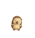 ほのぼの脱力♪ハリネズミスタンプ（個別スタンプ：3）