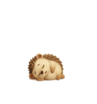 ほのぼの脱力♪ハリネズミスタンプ（個別スタンプ：8）