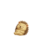 ほのぼの脱力♪ハリネズミスタンプ（個別スタンプ：16）