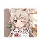 ミルクティーみなみちゃんスタンプ（個別スタンプ：12）