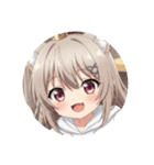 ミルクティーみなみちゃんプレミアム（個別スタンプ：1）