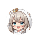 ミルクティーみなみちゃんプレミアム（個別スタンプ：3）