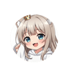 ミルクティーみなみちゃんプレミアム（個別スタンプ：4）