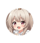 ミルクティーみなみちゃんプレミアム（個別スタンプ：9）