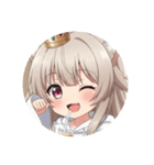 ミルクティーみなみちゃんプレミアム（個別スタンプ：16）