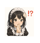 感情フル稼働！メイドのきもち（個別スタンプ：5）