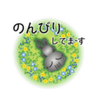 色々な猫7-2 短毛-垂れ耳-サバトラ（個別スタンプ：19）