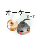 色々な猫7-2 短毛-垂れ耳-サバトラ（個別スタンプ：28）