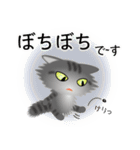 色々な猫7-3 長毛-立ち耳-サバトラ（個別スタンプ：20）