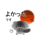 色々な猫7-4 長毛-垂れ耳-サバトラ（個別スタンプ：11）