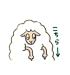 もこもこひつじのモコ2（個別スタンプ：2）
