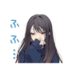 陰キャ女子★人見知り会議（個別スタンプ：11）