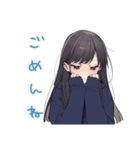 陰キャ女子★人見知り会議（個別スタンプ：18）