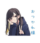 陰キャ女子★人見知り会議（個別スタンプ：27）