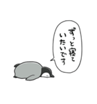 無気力コウテイペンギンベビー（個別スタンプ：36）