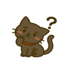 茶トラわらびちゃんと黒猫ここちゃん（個別スタンプ：36）