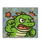 超覚醒イグアナ降臨伝@SFW（個別スタンプ：3）