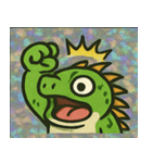 超覚醒イグアナ降臨伝@SFW（個別スタンプ：4）