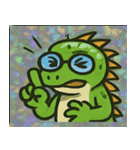 超覚醒イグアナ降臨伝@SFW（個別スタンプ：11）