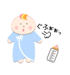 0歳 赤ちゃんお祝い行事・記念日スタンプ（個別スタンプ：10）