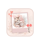 夢幻フラワー子猫（個別スタンプ：3）