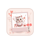 夢幻フラワー子猫（個別スタンプ：5）