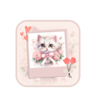 夢幻フラワー子猫（個別スタンプ：7）