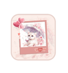 夢幻フラワー子猫（個別スタンプ：12）