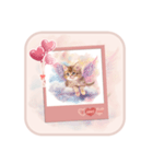 夢幻フラワー子猫（個別スタンプ：15）