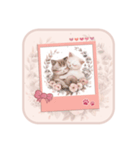 夢幻フラワー子猫（個別スタンプ：18）