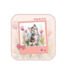 夢幻フラワー子猫（個別スタンプ：21）