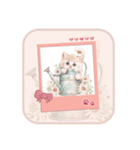 夢幻フラワー子猫（個別スタンプ：22）