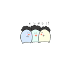 まめもんず★なかよし仲間たち（動く）（個別スタンプ：3）