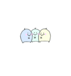まめもんず★なかよし仲間たち（動く）（個別スタンプ：9）