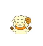 もこもこ羊の秋のスタンプ（個別スタンプ：4）