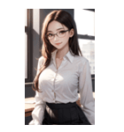 秘書の写真（個別スタンプ：1）