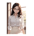 秘書の写真（個別スタンプ：3）