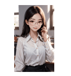 秘書の写真（個別スタンプ：5）